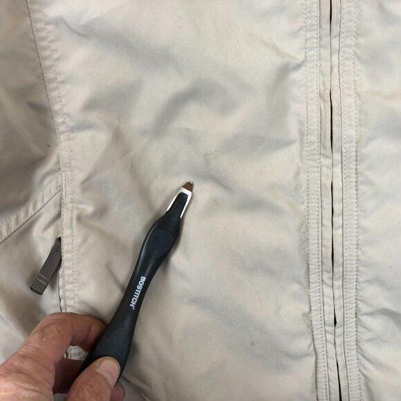 Columbia Sportswear Womens Athletic Jacket Medium Beige Full Zip Outdoors Pocket - Picture 13 of 15